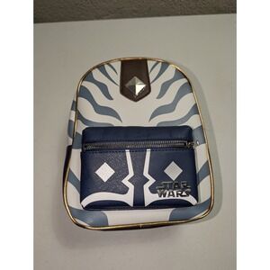 Star Wars Ahsoka Tano Character Pattern Faux Leather Tote Bag Mini Backpack New